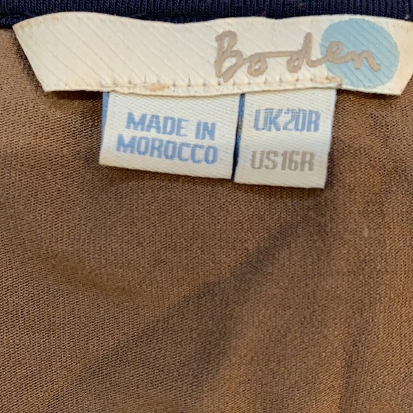 Boden Bird Print Tunic Fall Dress - Size (US) 16R - Picture 6 of 6